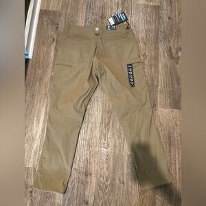 KUHL Men's Renegade Rock Hiking Pants 34 x 30 Khaki Performance Stretch NWT
